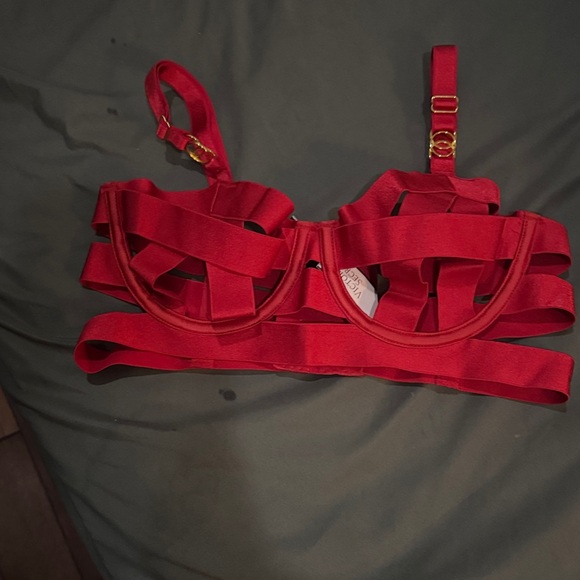 Victoria's Secret Other - Victoria's Secret Fiery Red Strappy Bra